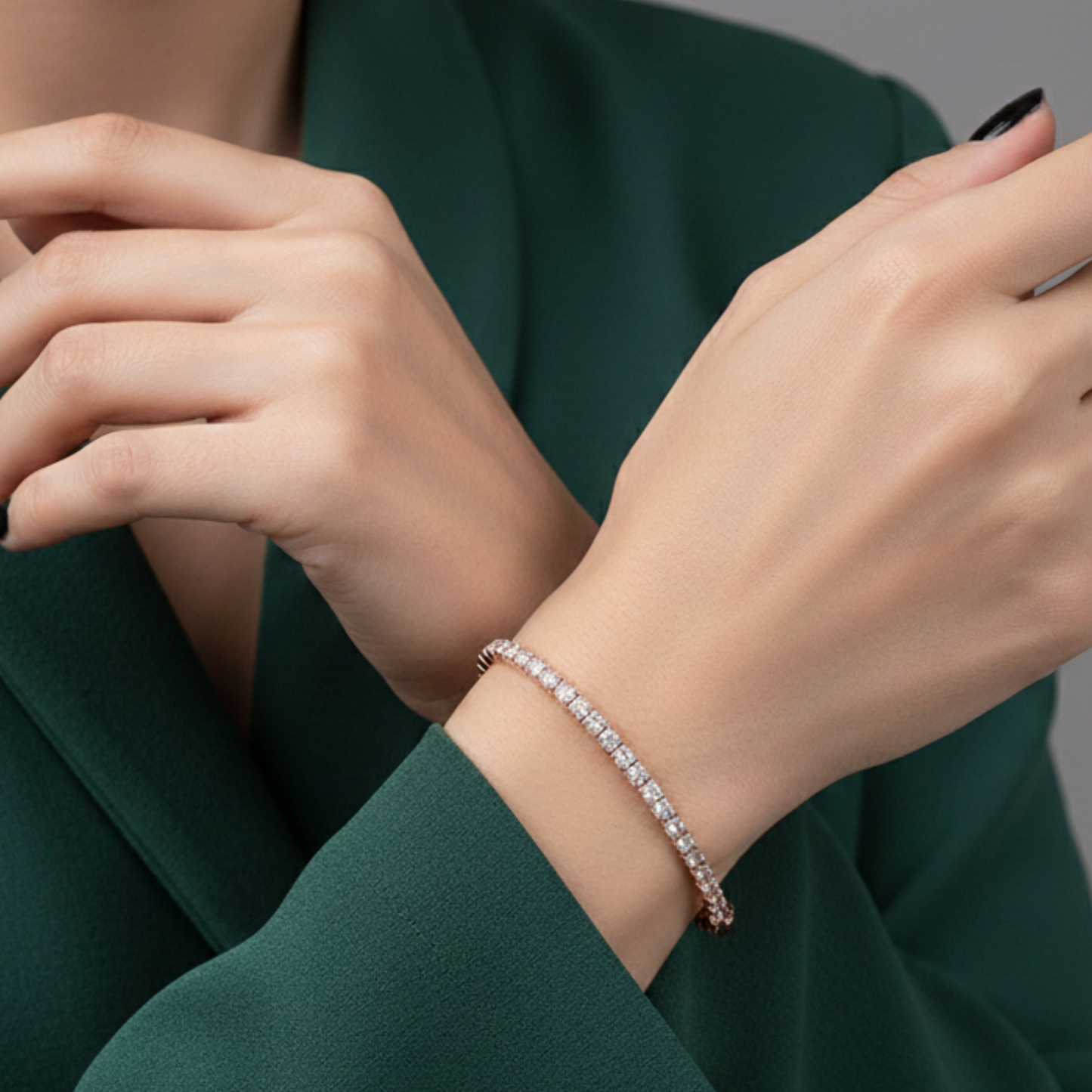 【シルバー925 テニスブレスレット】Tennis Bracelet