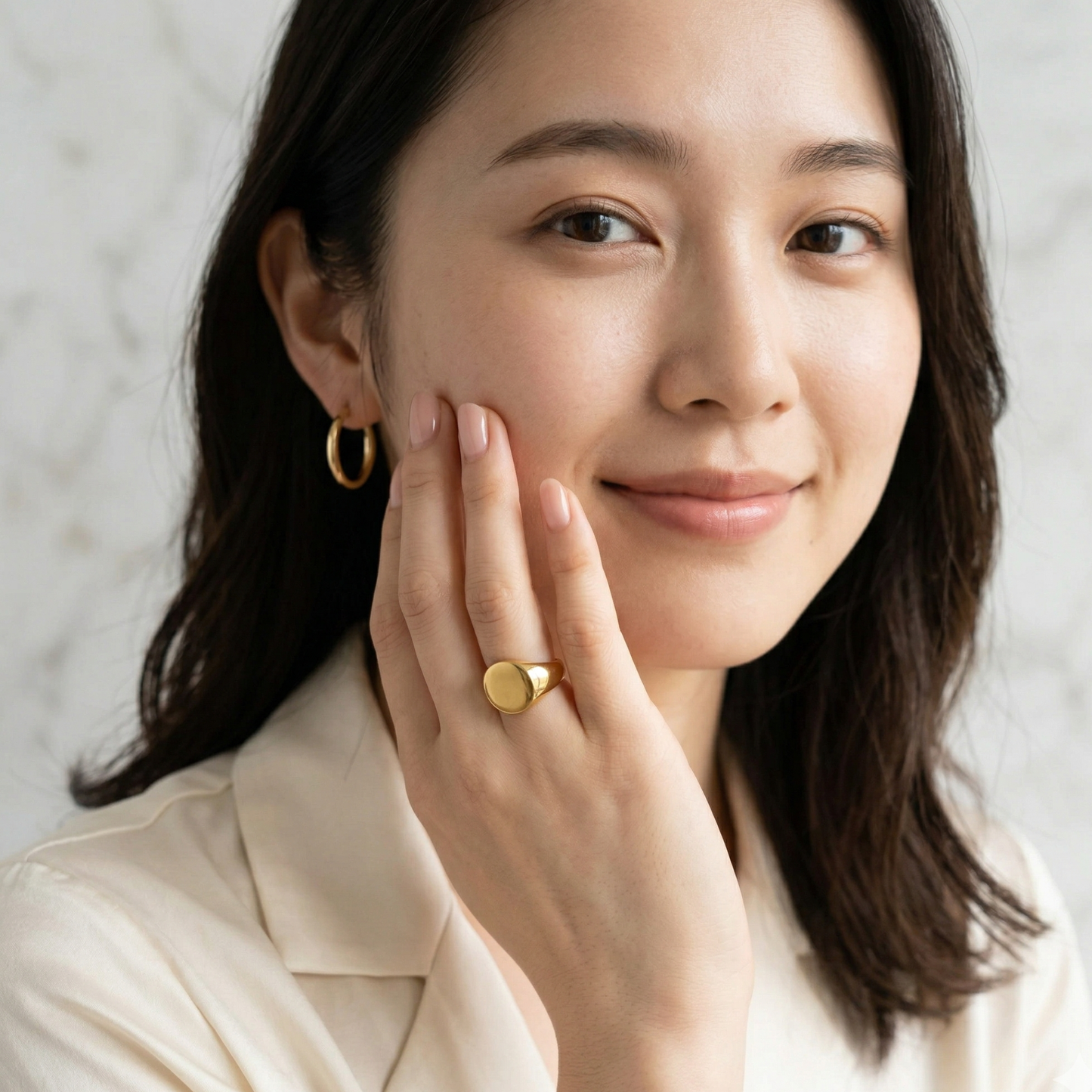 【ステンレス 刻印無料 イニシャルリング】Initial Ring