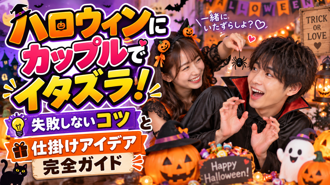 ハロウィンにカップルでイタズラ！失敗しないコツと仕掛けアイデア完全ガイド