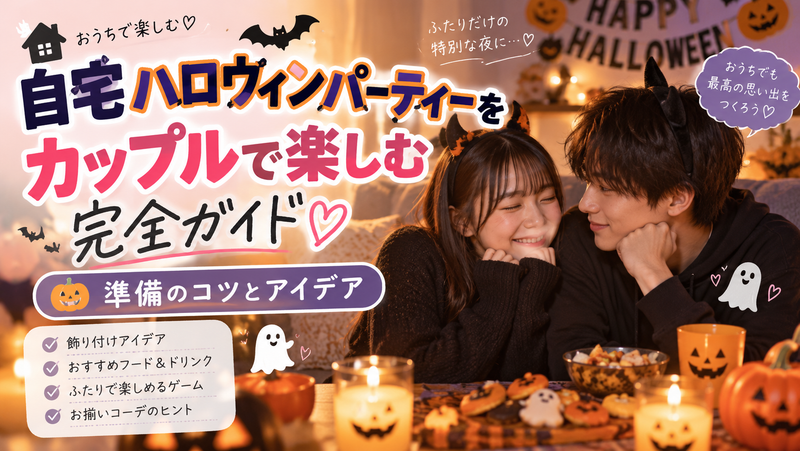 自宅ハロウィンパーティーをカップルで楽しむ完全ガイド｜準備のコツとアイデア