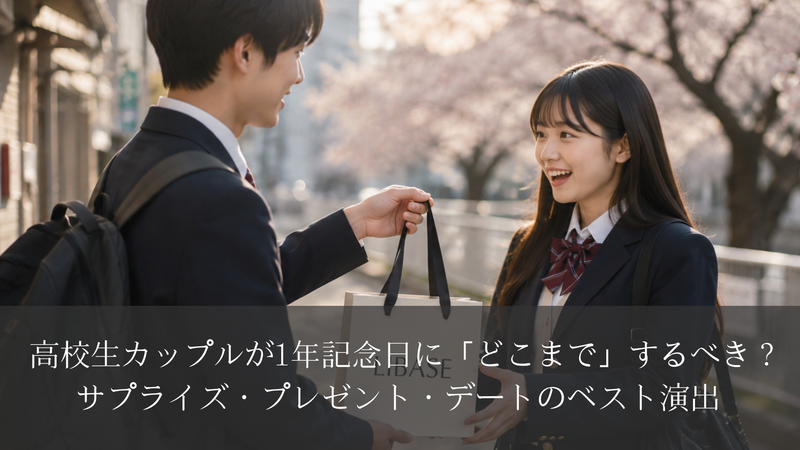 高校生カップルが1年記念日に「どこまで」するべき？サプライズ・プレゼント・デートのベスト演出