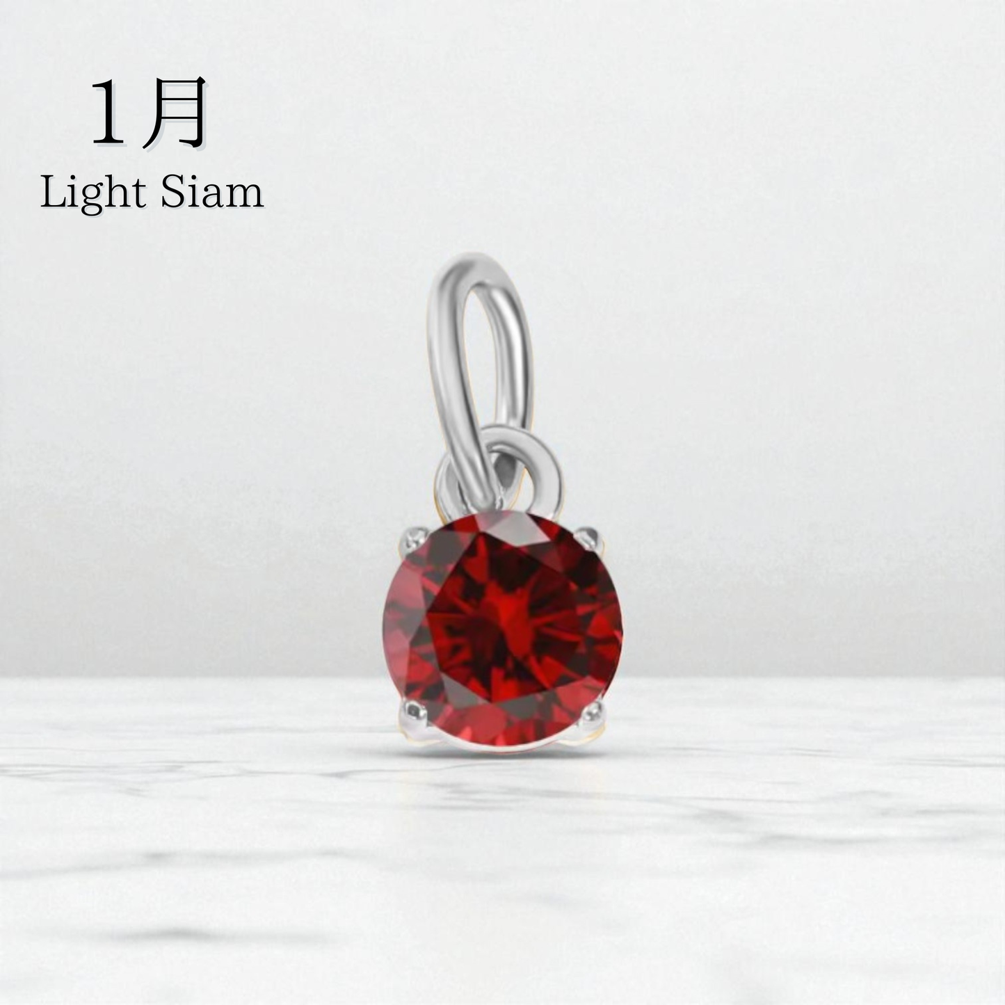Birth Stone Charm(Silver)