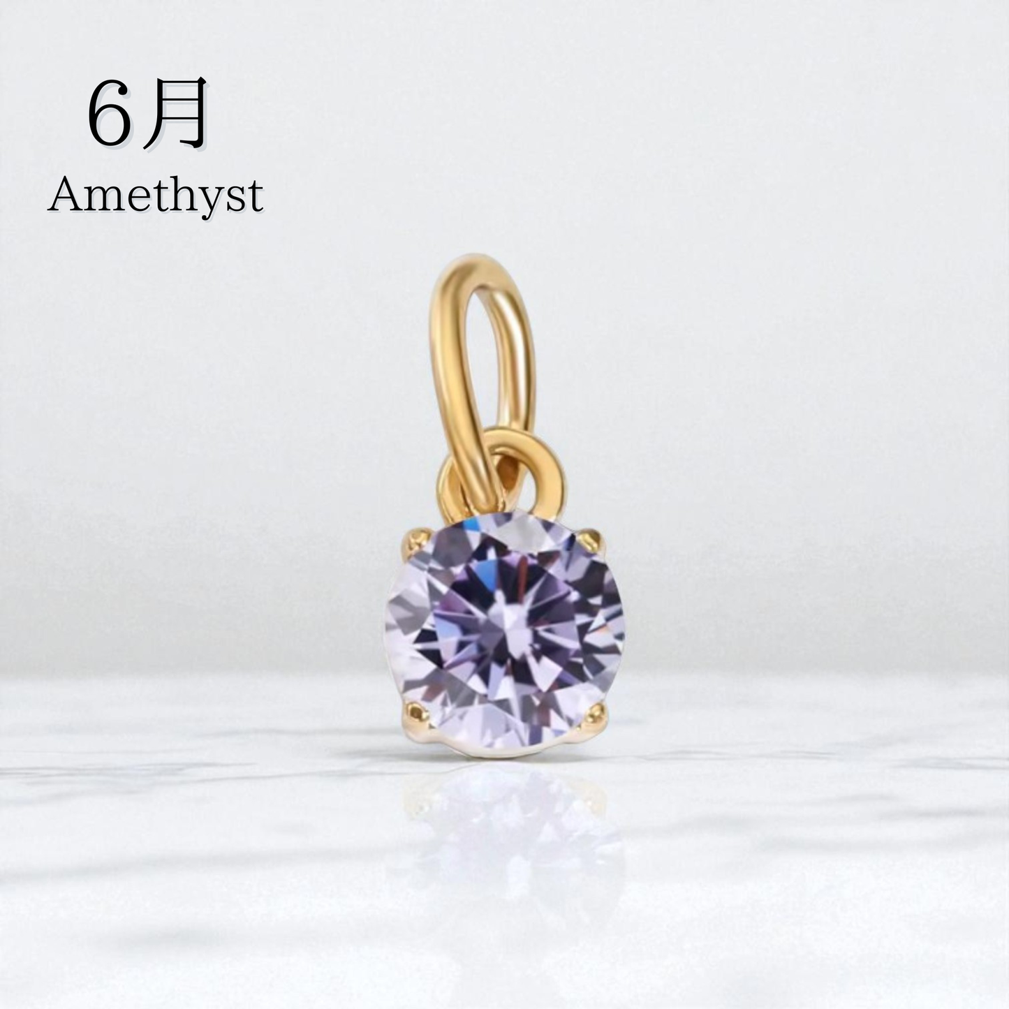 Birth Stone Charm(Gold)