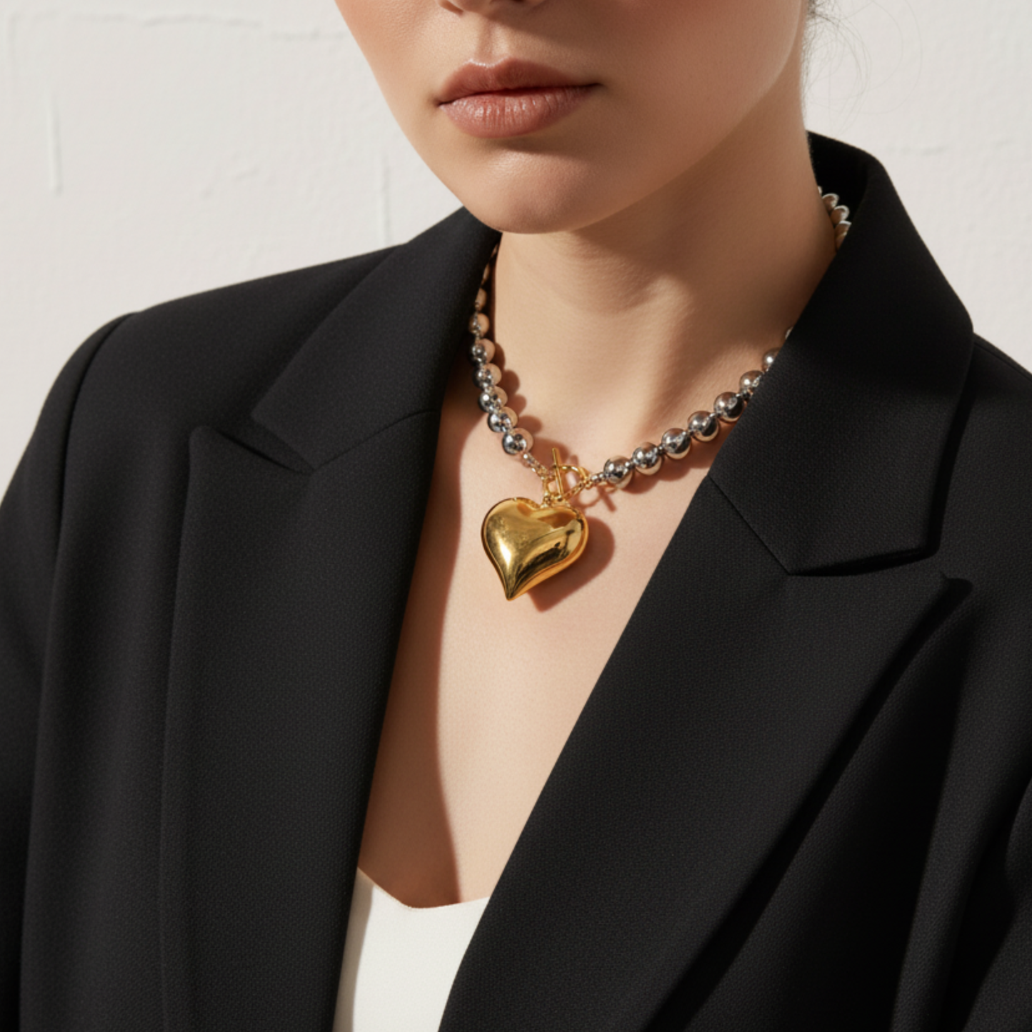 Heart Beaded Necklace