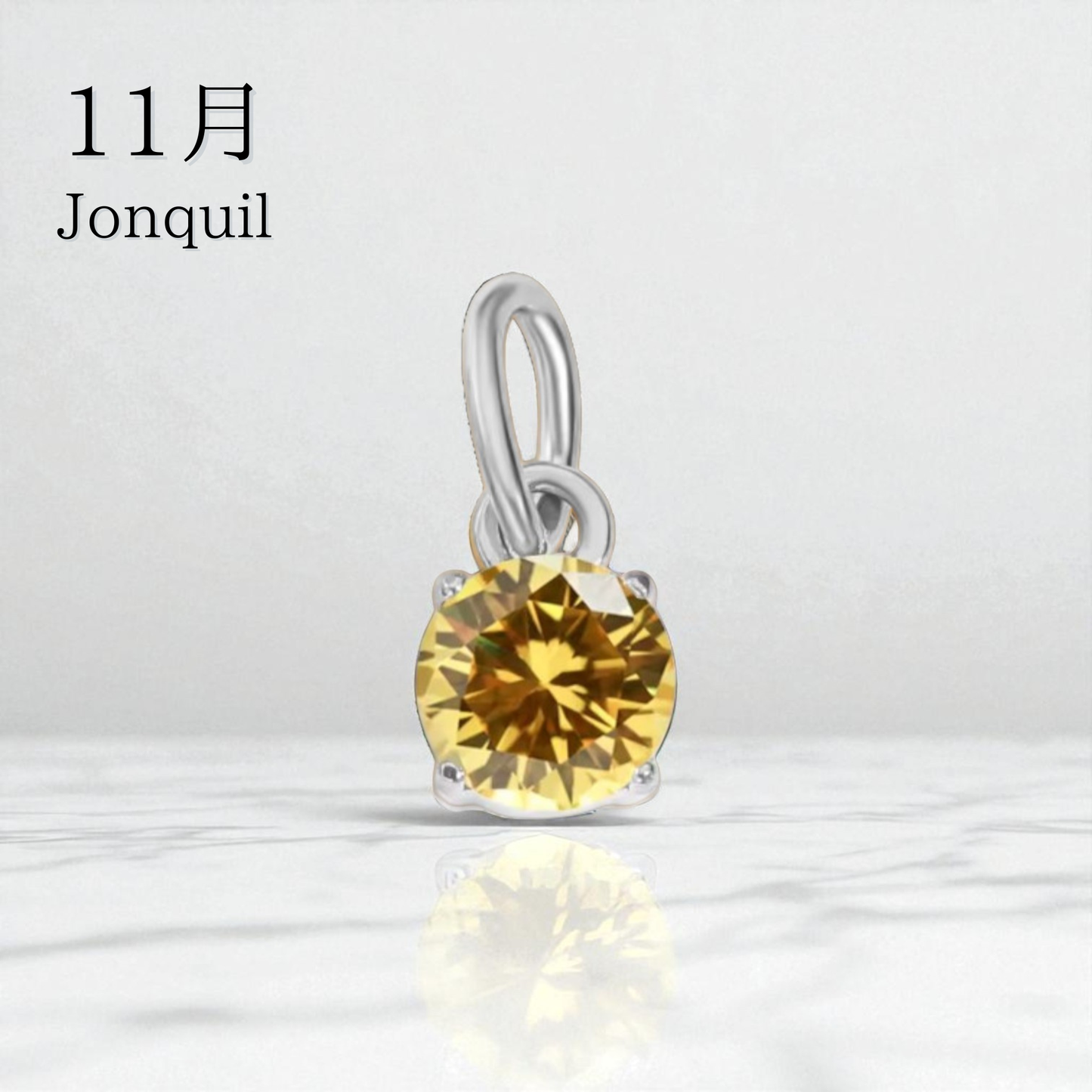 Birth Stone Charm(Silver)