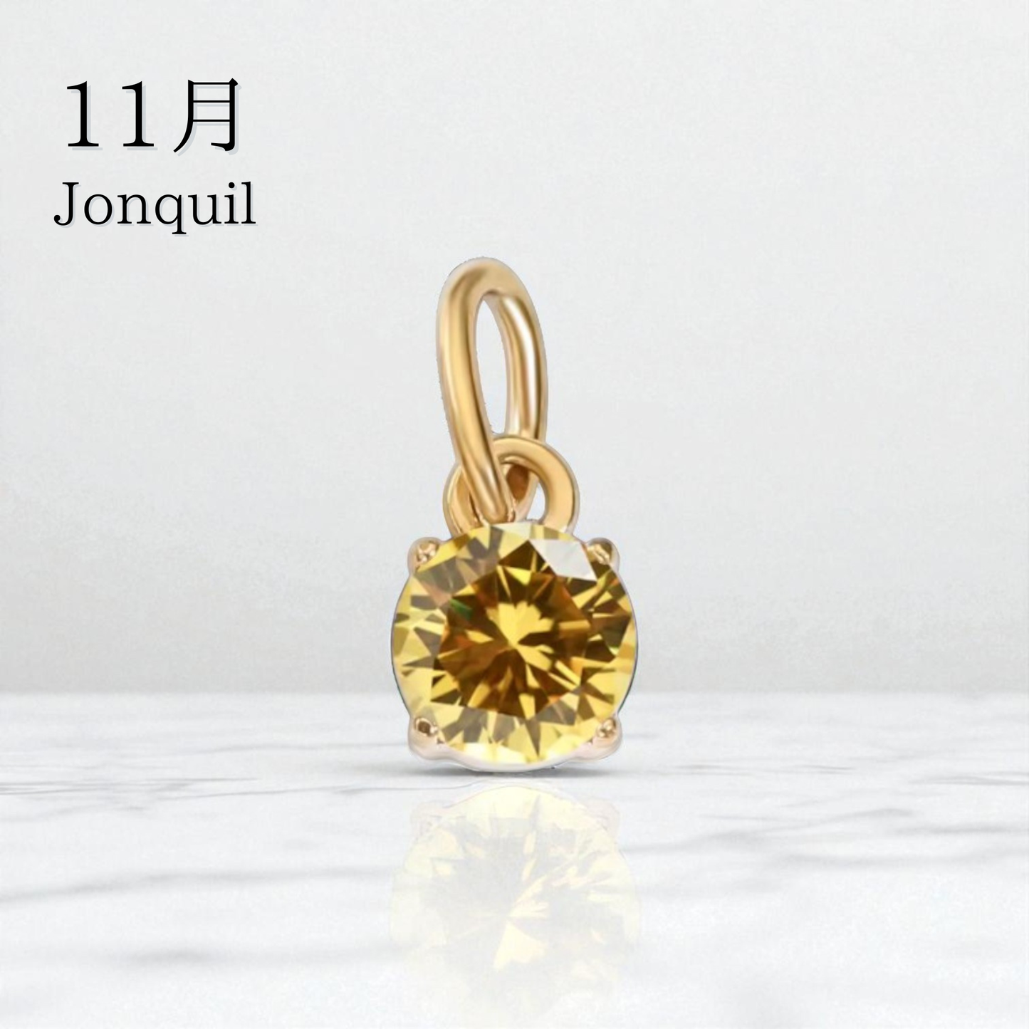 Birth Stone Charm(Gold)