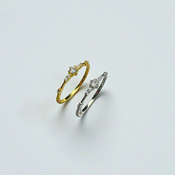 【シルバー925 リング 上品】Grace Line Ring