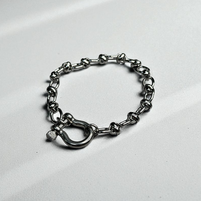 【ステンレス ホースシュー ブレスレット】Horseshoe Chain Bracelet