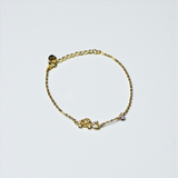【シルバー925 レディース ブレスレット】Eternal Glow Rose Bracelet
