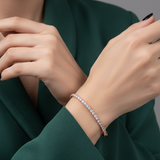 【シルバー925 テニスブレスレット】Tennis Bracelet