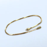 【ステンレス スネークチェーン ブレスレット】Snake Chain Bracelet