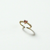 【シルバー925 ハートリング フリーサイズ】Promise Glow Heart Ring