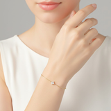 【シルバー925 レディース ブレスレット】Star Bloom Bracelet