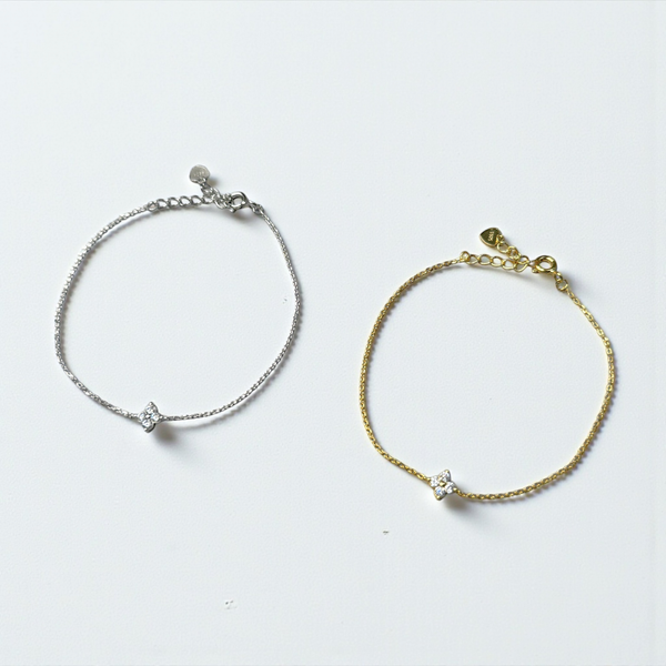 【シルバー925 レディース ブレスレット】Star Bloom Bracelet