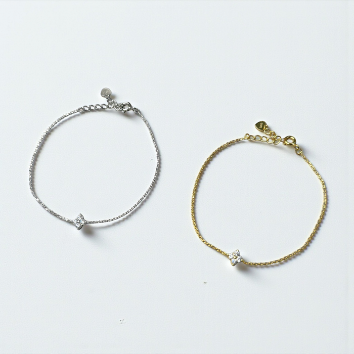 【シルバー925 レディース ブレスレット】Star Bloom Bracelet