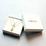 【ステンレス ペアネックレス セット】Star Light Frame Necklace Set