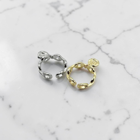 【刻印無料 コインチャーム リング】Coin Charm Ring