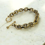 【ステンレス マンテル チェーンブレスレット】Mantel Chain Bracelet