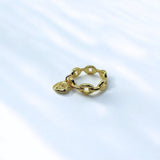 【刻印無料 コインチャーム リング】Coin Charm Ring