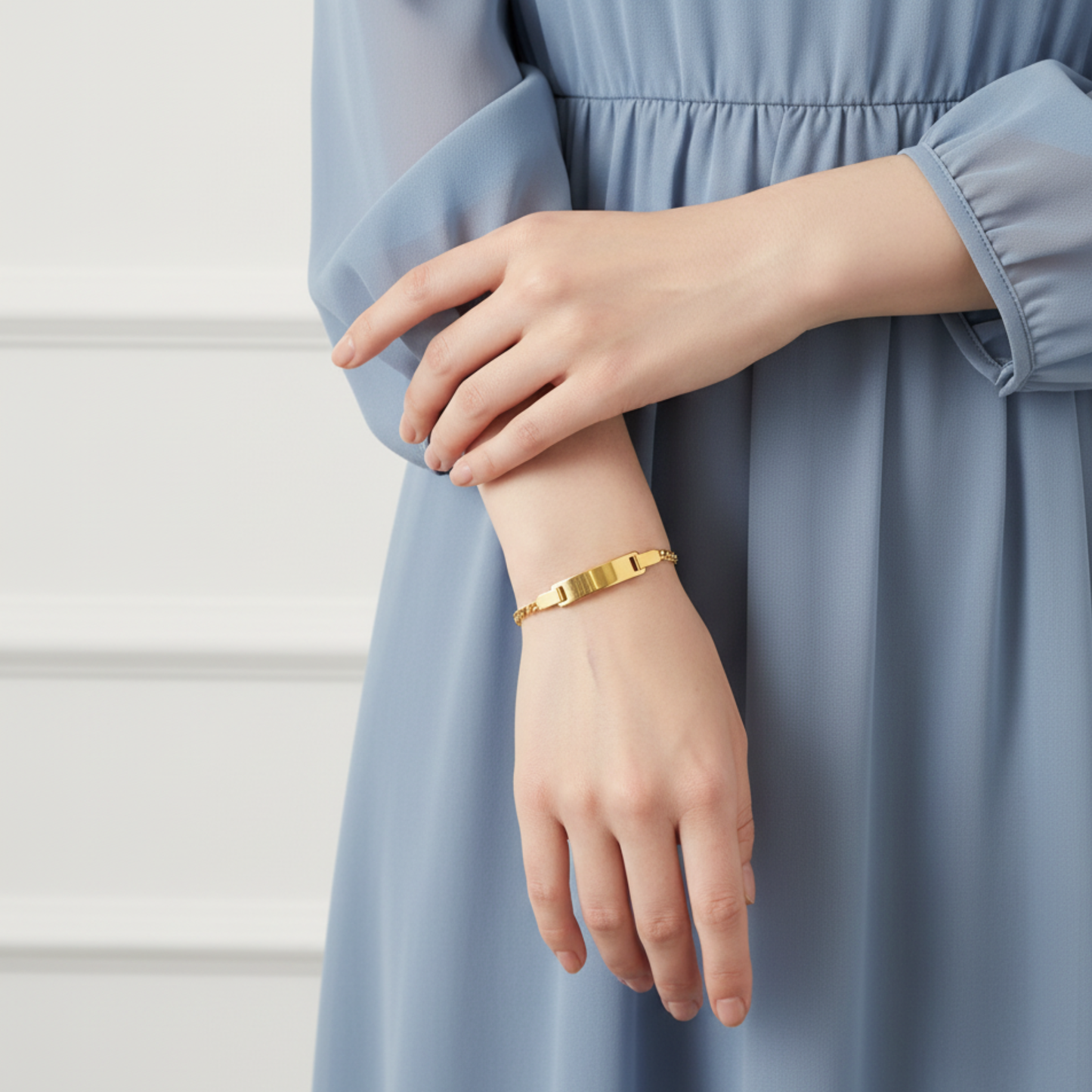 Message Plate Bracelet