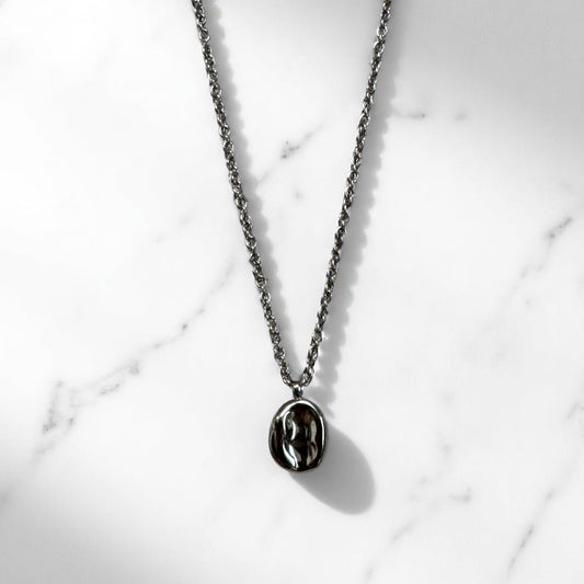 【刻印無料 ヴィンテージ ネックレス】Vintage Hammered Necklace