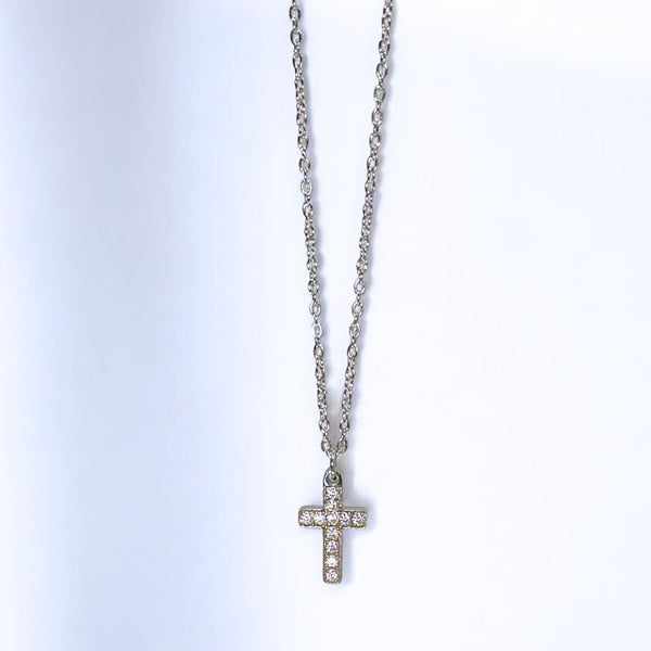 【ステンレス 刻印無料 クロスネックレス】Cross Necklace