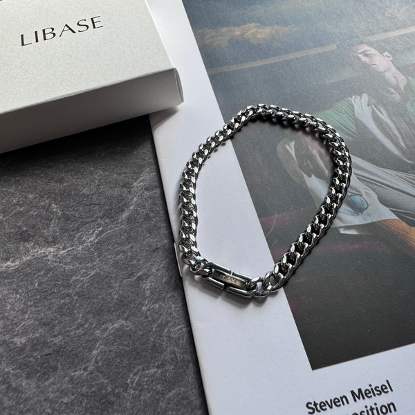 【ステンレス メンズ ブレスレット】Silver Chain Bracelet