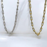 【ステンレス U字ネックレス シンプル】U-shaped Necklace