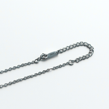 【ステンレス  ツイストバー ペアネックレス】Twist Bar Necklace Set