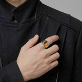 【ステンレス メンズ リング】Stone Ring
