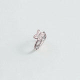 【シルバー925 レディース ピアス】Star Bloom Pierce