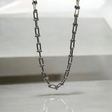【ステンレス U字ネックレス シンプル】U-shaped Necklace