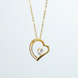 【シルバー925 レディース ネックレス】Eternal Heart Necklace