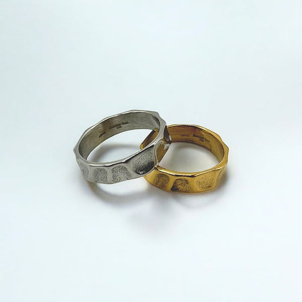 【刻印無料 ヴィンテージ リング】Vintage Hammered Ring