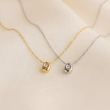 【ステンレス ドロップネックレス シンプル】Lumi Drop Necklace