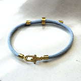 【ステンレス U字ロック コードブレスレット】U-Shaped Lock Cord Bracelet