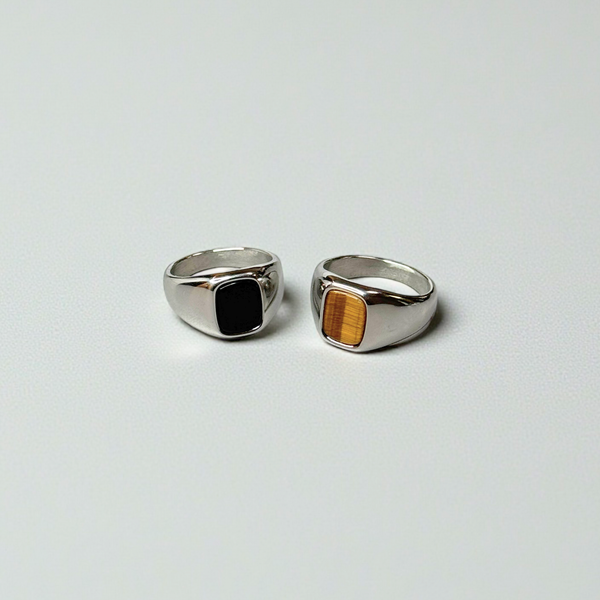 【ステンレス メンズ リング】Stone Ring