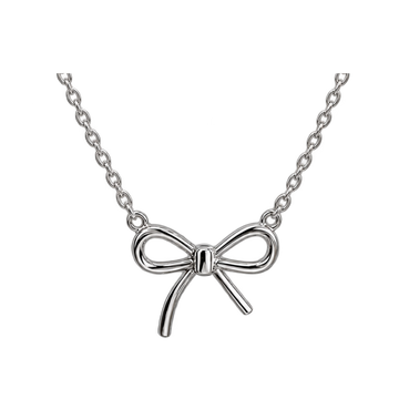 【ステンレス リボン ネックレス】Eternal Ribbon Necklace