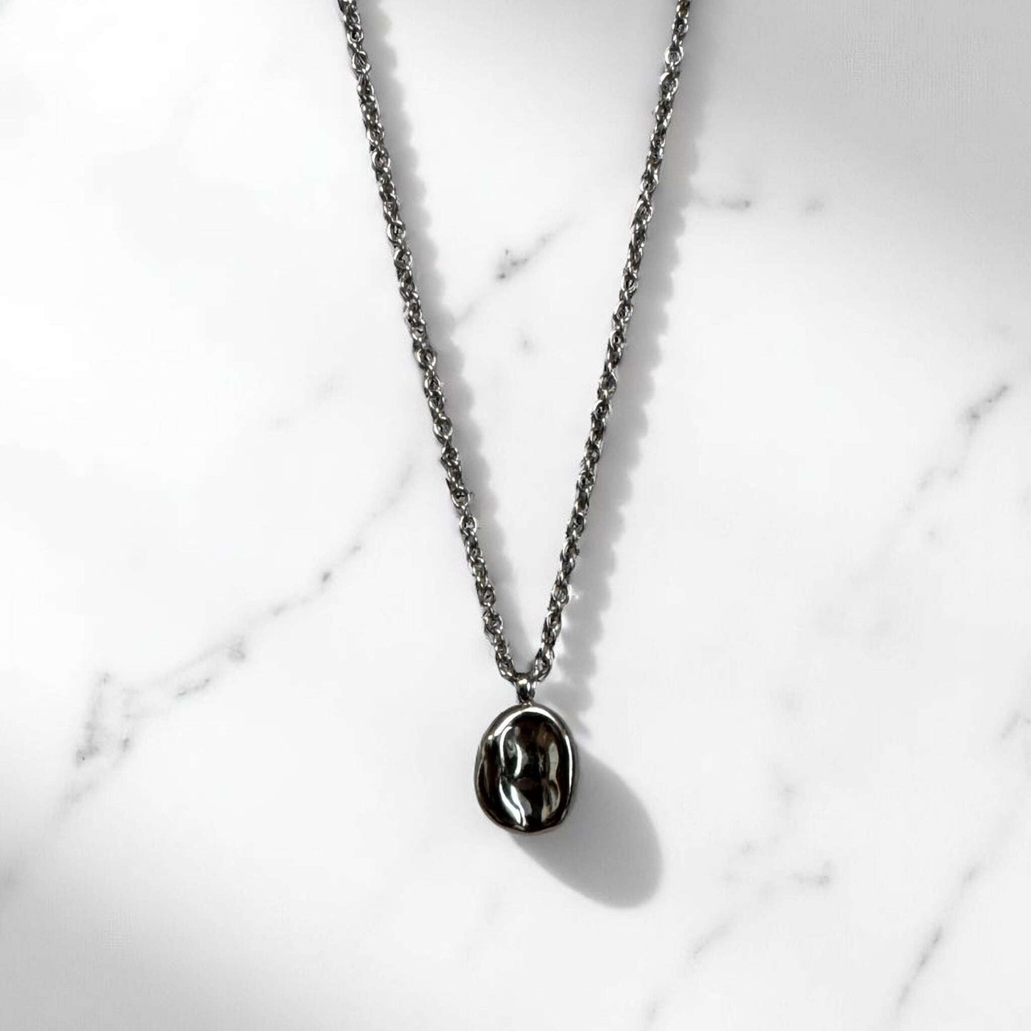 Vintage Hammered Necklace Set