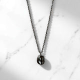 【ステンレス 刻印無料 ペアネックレス】Vintage Hammered Necklace Set