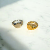 【ステンレス 刻印無料 イニシャルリング】Initial Ring