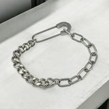 【ステンレス セーフティチェーン ブレスレット】Safety Chain Bracelet