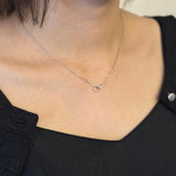 【シルバー925 ハートネックレス レディース】Lueur Heart Necklace