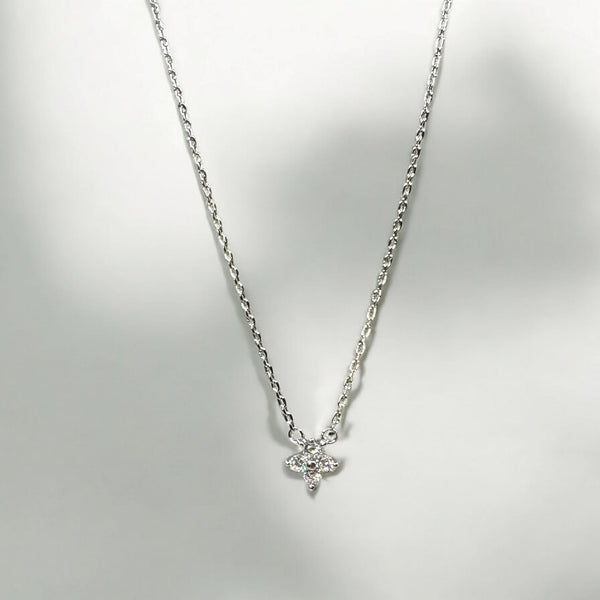 【シルバー925 レディース ネックレス】Star Bloom Necklace