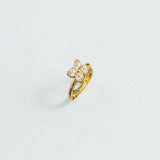 【シルバー925 レディース ピアス】Star Bloom Pierce