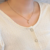 【ペアネックレス クロス  刻印無料】Cross Necklace Set