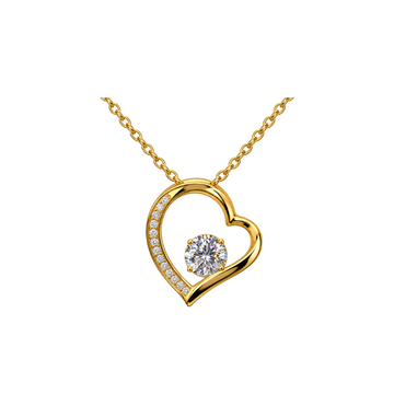 【シルバー925 レディース ネックレス】Eternal Heart Necklace