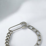 【ステンレス セーフティチェーン ブレスレット】Safety Chain Bracelet