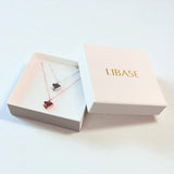 【ステンレス 刻印無料 ペアネックレス】Message Heart Necklace Set