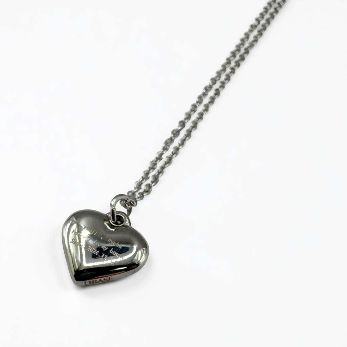 Message Heart Necklace